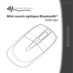 M o de d`emploi Mini souris optique Bluetooth® 1600 dpi