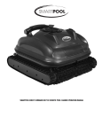 smartpool direct command nc71rc robotic pool cleaner operation