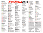 the full 2011 schedule