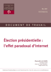 Élection présidentielle : l`effet paradoxal d`Internet