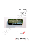 Afficheur RailCom RCA-1