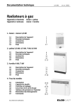 Radiateurs &agrave; gaz
