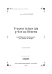 Trouver le bon job grâce au Réseau