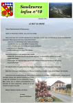 Saulxures infos n&deg;19: septembre 2014 - Saulxures-sur