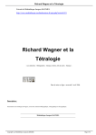 Richard Wagner et la Tétralogie