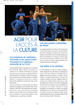 AGIR POUR L`ACCÈS À LA CULTURE