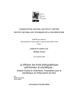 La diffusion des fonds photographiques - MemSIC