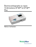 Électrocardiographe au repos 12 dérivations CP 50