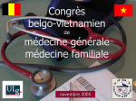 Congrès belgo-vietnamien de médecine générale médecine