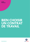 bien choisir un contrat de travail