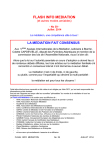 FLASH INFO MEDIATION - No 28 -- Juillet 2009