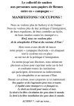 Tract distribué pendant l`occupation