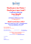 Touche pas &agrave; ma France ! Touche pas &agrave; mon Isra&euml;l ! Ivan