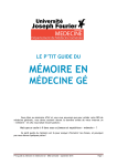 P`it guide du mémoire de MG