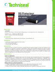 Protecteur acrylique RG durable pour asphalte