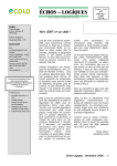 &Eacute;chos-Logiques N&ordm;10 - Novembre 2006