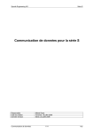 Communication de données pour la série S