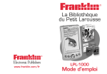 La Biblioth&egrave;que du Petit Larousse - Franklin Electronic Publishers, Inc.