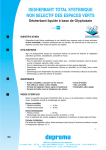 desherbant total systemique non selectif des espaces verts