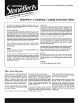 Stoneffects Countertop Coating Instruction Sheet - Rust