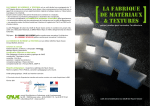 [la fabrique de mat&eacute;riaux & textures], petites recettes pour rencontrer