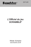 L`Officiel du jeu SCRABBLE® - Franklin Electronic Publishers, Inc.