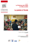 La poésie à l`école