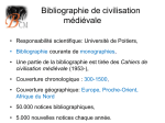Bibliographie de civilisation médiévale
