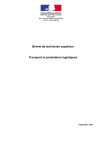 Transport et prestations logistiques