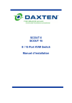 SCOUT 8 & 16 User Manual French