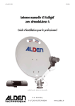 Antenne manuelle 65 Satlight® avec démodulateur A