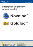 Télécharger le mode d`emploi Novaloc - Goldloc fr
