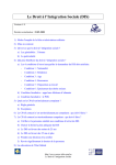 Le Droit à l`Intégration Sociale (DIS) - ocmw-info-cpas