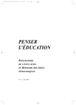 PENSER L`&Eacute;DUCATION - Universit&eacute; de Rouen