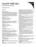 MASTER - SureFil&reg; SDR&reg; flow
