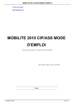 MOBILITE 2010 CIP/ASS MODE D`EMPLOI - Snepap-Fsu