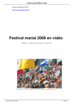 Festival marial 2008 en vidéo