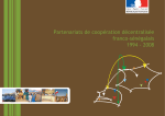 Atlas des partenariats de coopération décentralisée franco