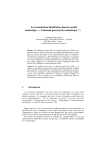 r&eacute;sum&eacute; de la communication - Tech-CICO