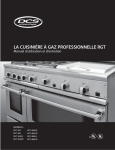 LA CUISINIÈRE À GAZ PROFESSIONNELLE RGT