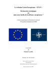 La relation Union Européenne - OTAN