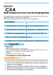 Mode d`emploi de la mise à jour du microprogramme