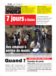 7 jours à Stains N°848 du 15 octobre 2015