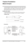 Trépied d`installation Mode d`emploi