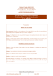 LETTRE D`INFORMATION n&deg; 22 Mars 2010
