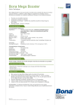 Fiche technique Bona Mega Booster