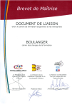 Document de liaison du Brevet de maitrise Boulanger au 04 07 2014