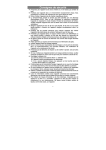 Consignes de s&eacute;curit&eacute;