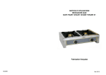 NOTICE D`UTILISATION RECHAUDS GAZ GAR 7/GAR 12/GAR 14