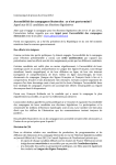 Communiqu&eacute; de presse Accessibilit&eacute; &eacute;lectorale (PDF-84Ko)